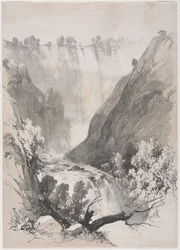 Esboços em casa e no exterior: Cataratas de Terni