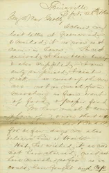 Carta de James E. Love, Louisville, à Molly, 28-30 de setembro de 1862