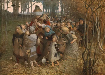 O flautista de Hamelin, 1881, c1930.