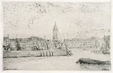 Vista de Ostende a leste