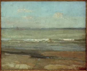 paisagem marítima cinzenta