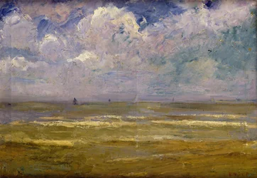Paisagem marítima (óleo sobre tela)