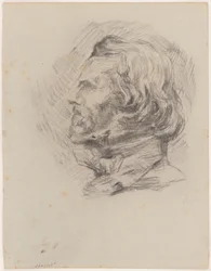 O pintor Eugène Delacroix