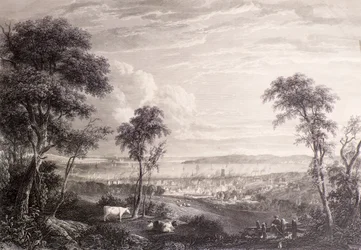 Vista de Dundee de Balgay Hill