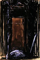 The Bed, c.1909 (tinta e guache sobre papel)