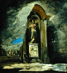 O Monumento, c.1916-17 (óleo sobre tela)