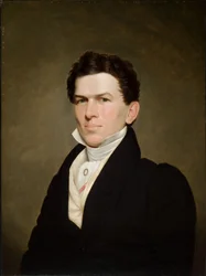 Retrato de Abraham Garland Randall 1820 (óleo sobre tela)