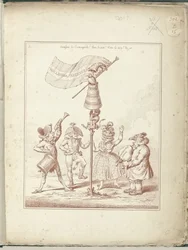 Título da série Hollandia Regenerata, 1795 Hollandia Regenerata (título no objeto) Hollandia Regenerata (título da série)
