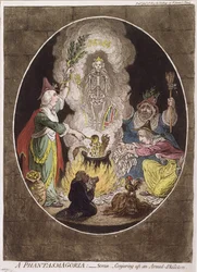 Uma fantasmagoria; - Cena - Conjurando um esqueleto armado