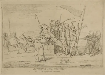 O assassinato de Britannia ou o divertimento do republicano, publicado em 10 de maio de 1782