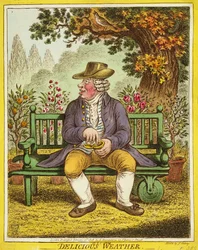 Tempo delicioso, publicado por Hannah Humphrey, 1808