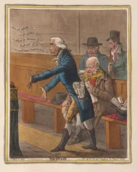 Desespero, pub. 1802 (gravura colorida à mão)