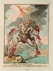 Destruição do Colosso Francês, 1798.