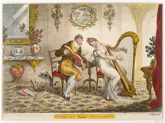 &39;Harmonia antes do Matrimônio&39;, publicada em 1805