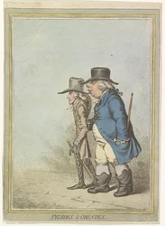 Caricatura de William V, 1797
Pylades & Orestes (título sobre o objecto)