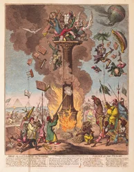 Cerco à Coluna de Pompeu, a ciência no pelourinho, publicado em 1799