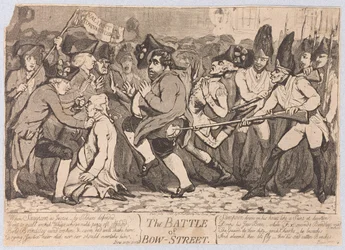 A Batalha de Bow-Street, pub. 1788