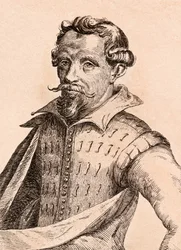 Hendrick Cornelisz Vroom, ilustração de &39;75 retratos de pintores célebres de originais autênticos &39;, publicado em Londres, 1817