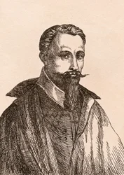 Hendrik Goltzius, ilustração de &39;75 retratos de pintores célebres de originais autênticos &39;, publicado em Londres, 1817