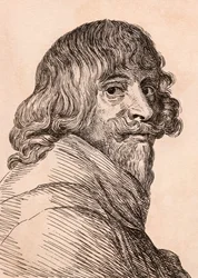 Hendrik van Steenwyck, o Jovem, ilustração de &39;75 retratos de pintores célebres de originais autênticos &39;, publicado em Londres, 1817