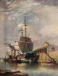 Porto de Belfast - Ferry Steps, 1851, 1909.