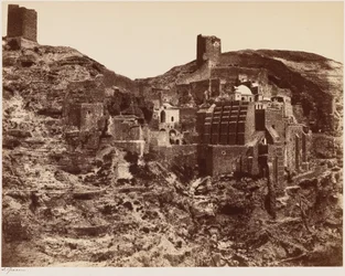 Mosteiro de Mar Saba, c. 1855 (foto)