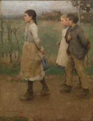 Colegas de escola, c.1884 (óleo sobre tela)
