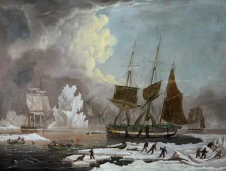 Hull Whaler, "Harmony" (óleo sobre tela)