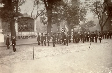 Dedicação do Memorial a Robert Gould Shaw e ao 50º Regimento de Massachusetts, Boston, 31 de Maio