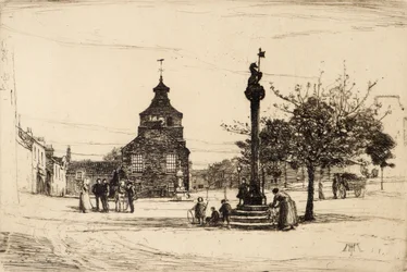 Market Cross, Crail (gravura)