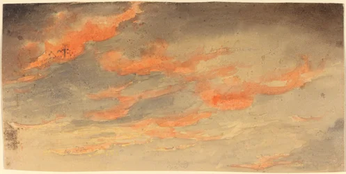 Nuvens ao pôr do sol