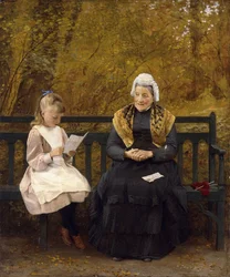 Leitura para a avó,