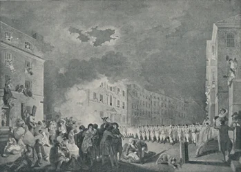 O motim em Broad Street, 7 de junho de 1780, 1920