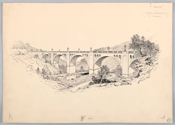 A Bridge, Design for Washington Board of Trade Dinner, 13 de maio de 1908