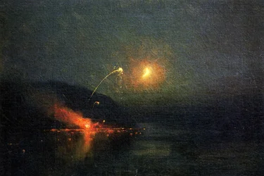Fogos de artifício em todo o Potomac, 1902