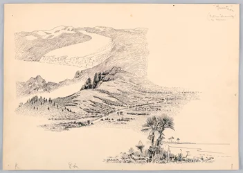 Three Landscapes, Design for Washington Board of Trade Dinner, 13 de maio de 1908