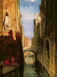 Um canal lateral, Veneza