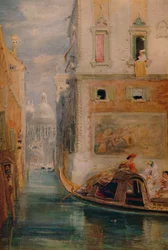 A gôndola, Veneza, 1865, 1935