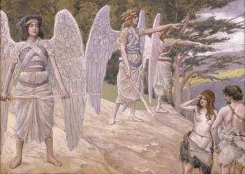 Adão e Eva são expulsos do paraíso, 1896-1902