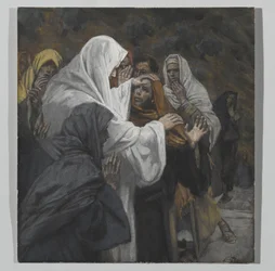 Endereço para São Filipe, ilustração da Vida de Nosso Senhor Jesus Cristo, 1886-94 (wc sobre grafite sobre papel)