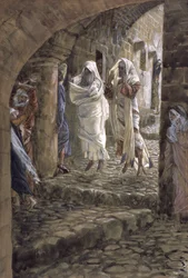 Aparições dos Mortos nas Ruas de Jerusalém, ilustração para A Vida de Cristo, c.1886-94 (wc e guache sobre papelão)