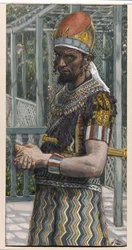Herodes (21BC-39AD), ilustração para "A Vida de Cristo", c.1886-94 (aguarela e guache em cartão)