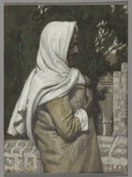 Lázaro, ilustração para a vida de Cristo, c.1886-94 (wc e guache no cartão)