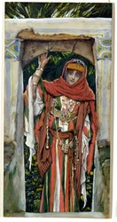 Maria Madalena antes de sua conversão, ilustração para a vida de Cristo, c.1886-96 (wc no papel)