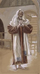 Santo André, ilustração para a vida de Cristo, c.1886-94 (wc e guache sobre papelão)