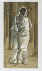 São Tomás, ilustração da Vida de Nosso Senhor Jesus Cristo, 1886-94 (wc sobre grafite sobre papel)