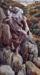 O Bom Pastor, ilustração para A Vida de Cristo, c.1886-94 (guache sobre papelão)