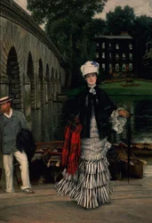 O retorno da viagem de barco, 1873