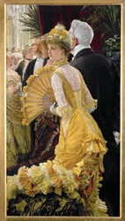 O baile, c.1878 (pintura sobre tela)