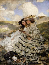 Nas dunas (Lady Shannon e Kitty)
